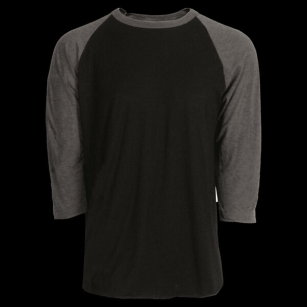 Unisex Fine Jersey Raglan T-Shirt Thumbnail