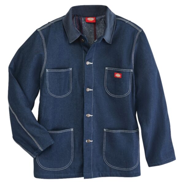 Men's Fleece Lined Chore Denim Jacket Thumbnail