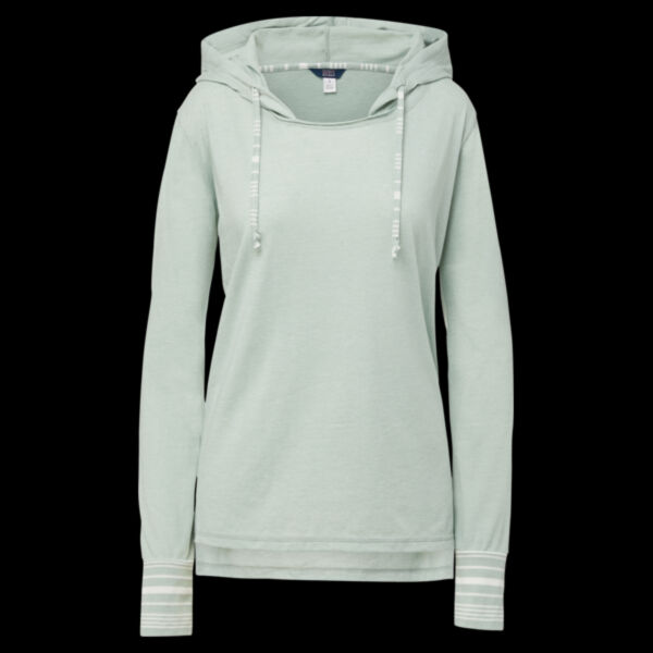 Women's Heathered Jersey Hooded Tunic Thumbnail