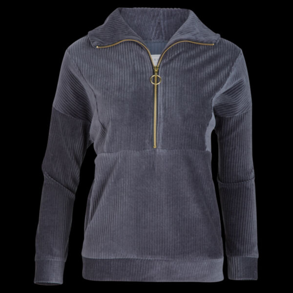 Women's Manchester Corded Quarter-Zip Pullover Thumbnail