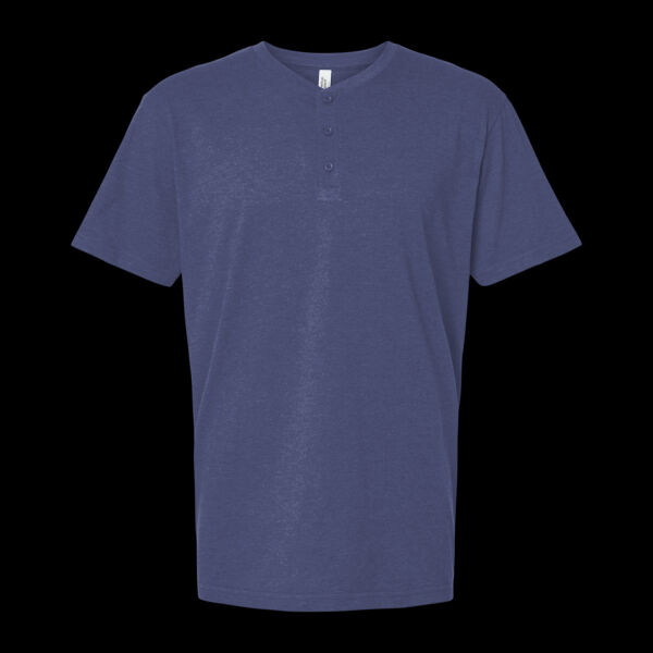 Unisex CVC Henley Tee Thumbnail