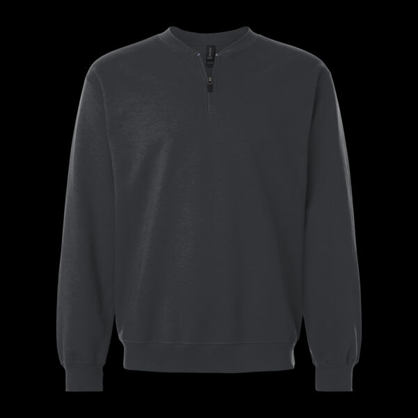 Unisex Softstyle® Midweight 1/4 Zip Sweatshirt Thumbnail