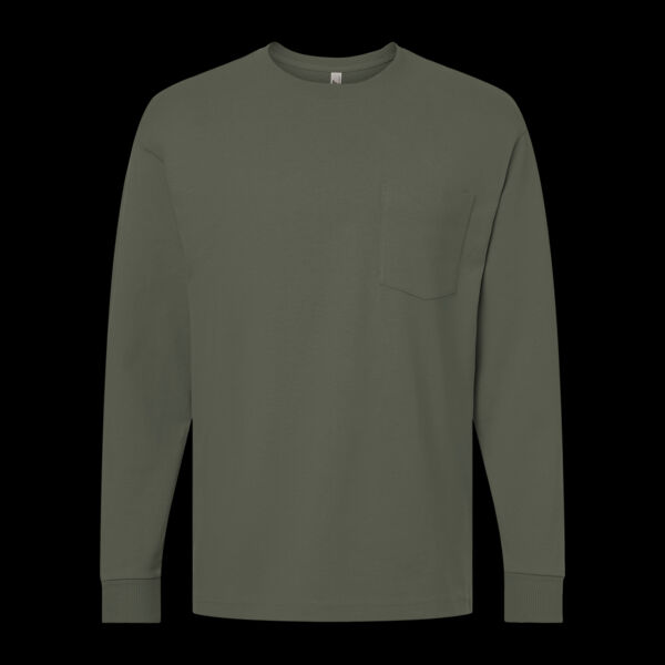 Unisex Super Heavyweight Long Sleeve Pocket Tee Thumbnail