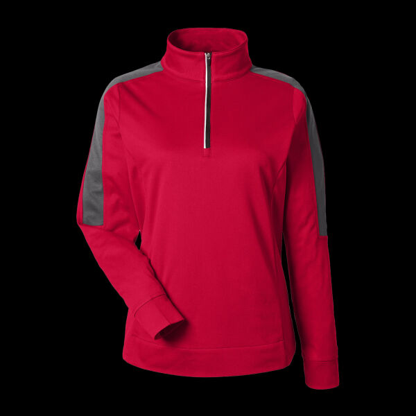 Women's Market Snag Protect Mesh Colorblock Quarter-Zip Pullover Thumbnail