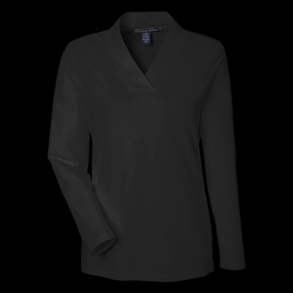 Women's Raleigh Shawl Collar Knit Top Thumbnail