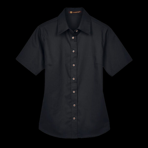 Women's Easy Blend™ Short Sleeve Twill Dress Shirt with Stain-Release Thumbnail