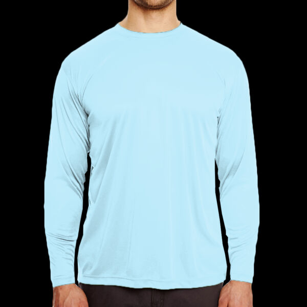 Men's Cool & Dry Sport Long Sleeve Performance Interlock T-Shirt Thumbnail