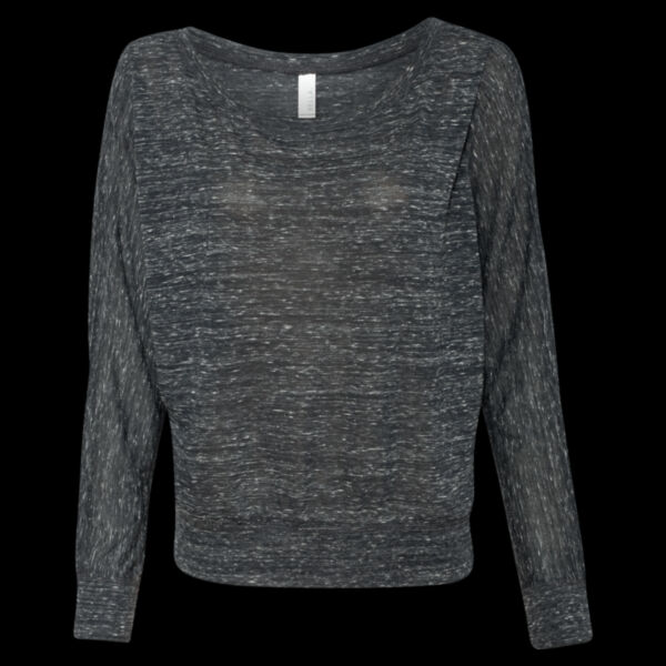 Women’s Flowy Off Shoulder Long Sleeve Tee Thumbnail