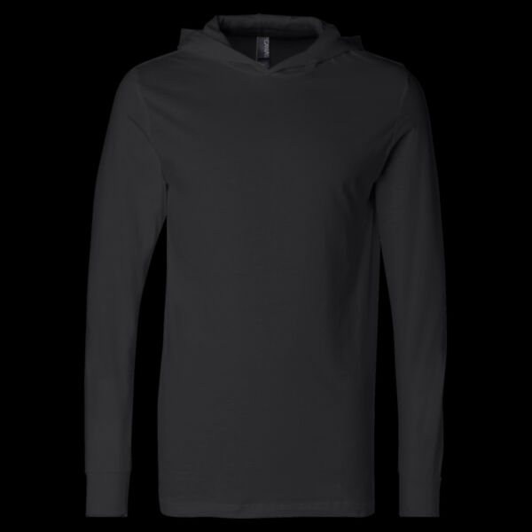 Unisex Jersey Hooded Long Sleeve Tee Thumbnail