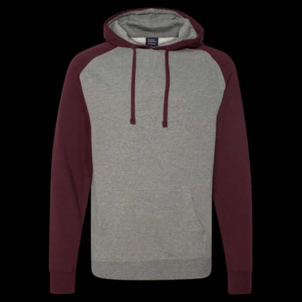Unisex Raglan Hooded Sweatshirt Thumbnail