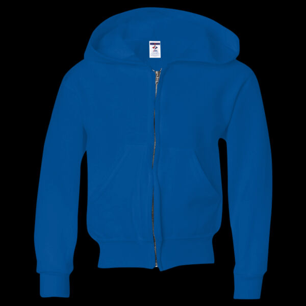 Youth NuBlend® Full-Zip Hooded Sweatshirt Thumbnail