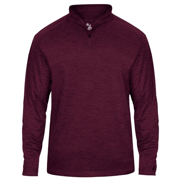 Men's Tonal Blend Quarter-Zip Pullover Thumbnail
