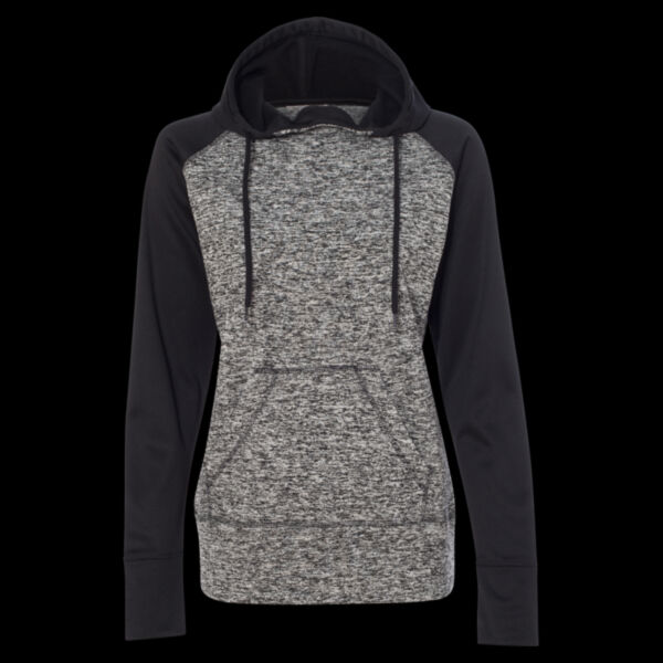 Women’s Colorblocked Cosmic Fleece Hooded Sweatshirt Thumbnail