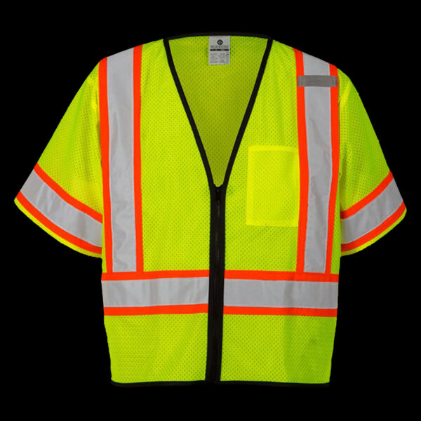 Unisex Class 3 Mesh Zippered Vest Thumbnail