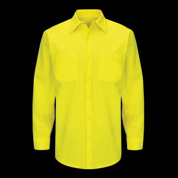 Men's Enhanced & Hi-Visibility Long Sleeve Work Shirt Thumbnail
