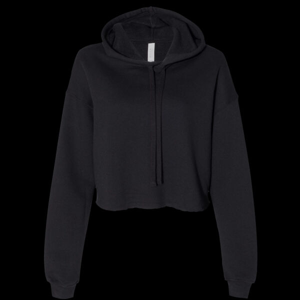 Women's Crop Fleece Hoodie Sweatshirt Thumbnail