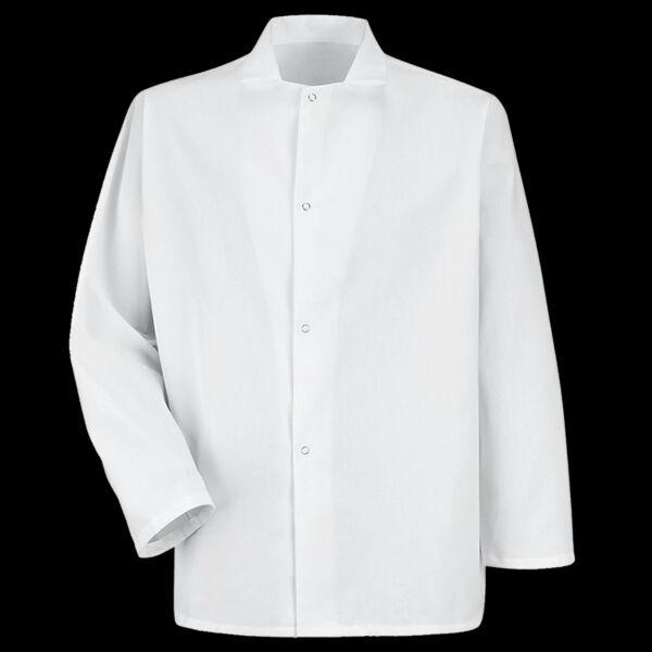 Men's Gripper-Front Short Butcher Coat Thumbnail