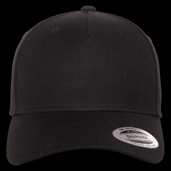 Premium Five-Panel Curved Bill Snapback Cap Thumbnail