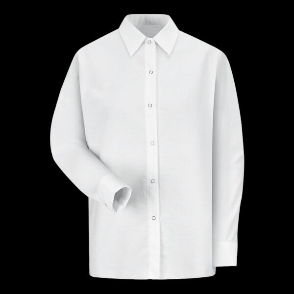 Women's Long Sleeve Specialized Pocketless Poplin Work Shirt Thumbnail