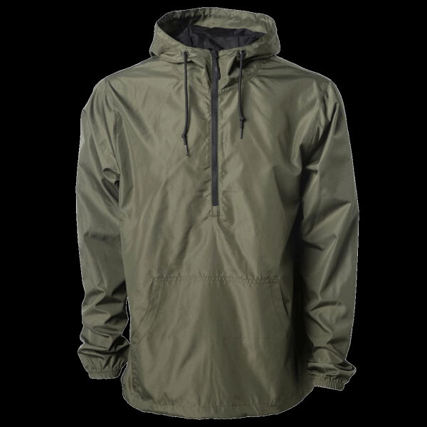 Unisex Lightweight Quarter-Zip Windbreaker Pullover Jacket Thumbnail