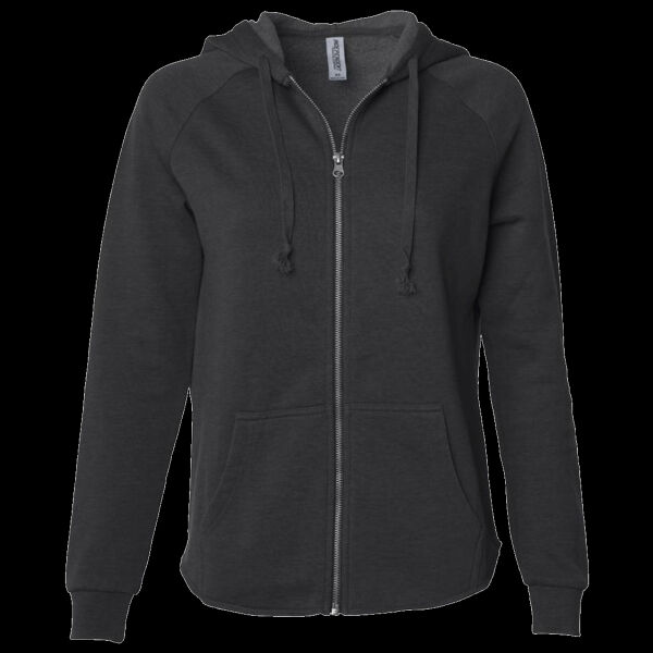 Women's California Wave Wash Full-Zip Hooded Sweatshirt Thumbnail