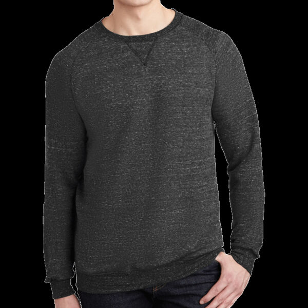 Unisex Snow Heather French Terry Crewneck Sweatshirt Thumbnail