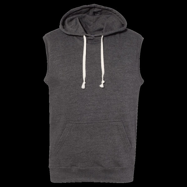 Men's Triblend Sleeveless Hooded Sweatshirt Thumbnail
