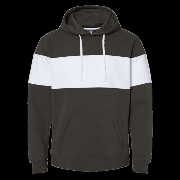 Men's Varsity Fleece Colorblocked Hooded Sweatshirt Thumbnail
