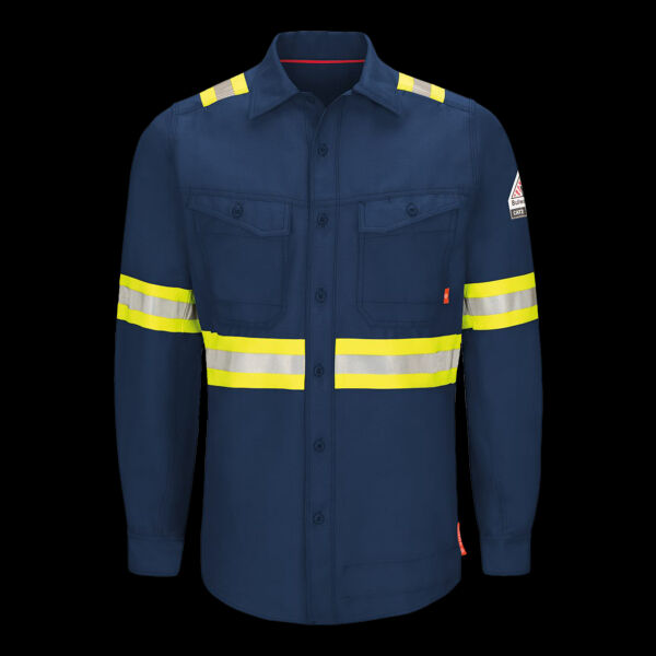Men's iQ Series® Endurance Enhanced-Vis Work Shirt Thumbnail