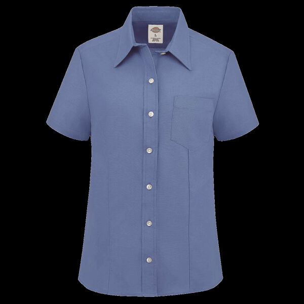 Women's Short Sleeve Stretch Oxford Shirt Thumbnail